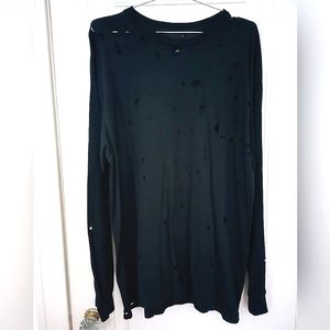 Urban Outfitters Remade Destroyed LS TShirt